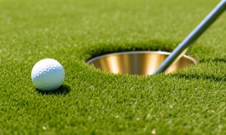 Impeccably manicured putting green